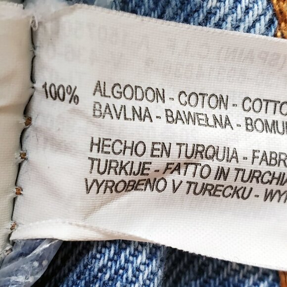 Zara Woman Medium Rise Relaxed Fit Distressed Soft Jeans 100% Cotton Size 8 - Picture 10 of 16